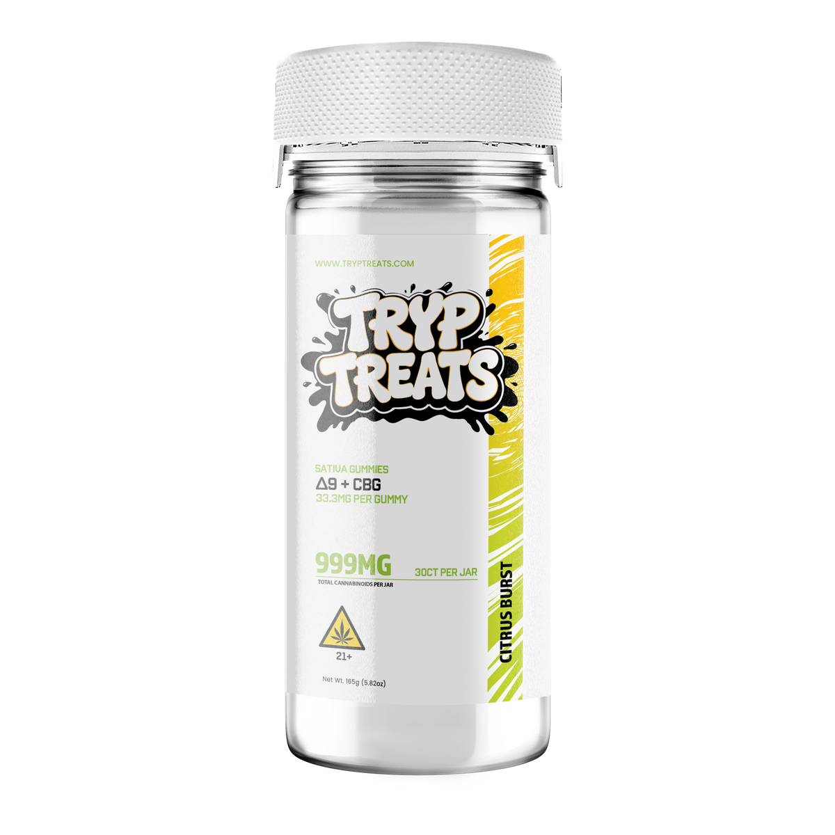 TRYP Treats 30ct Jar - Citrus Burst (Sativa)